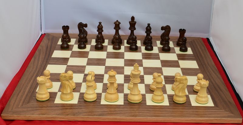 Wooden Chess Set No: 6, KH 98 mm, Evolution 2