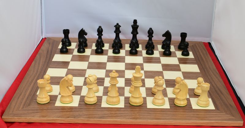 Wooden Chess Set No: 6, KH 97 mm, Evolution 1
