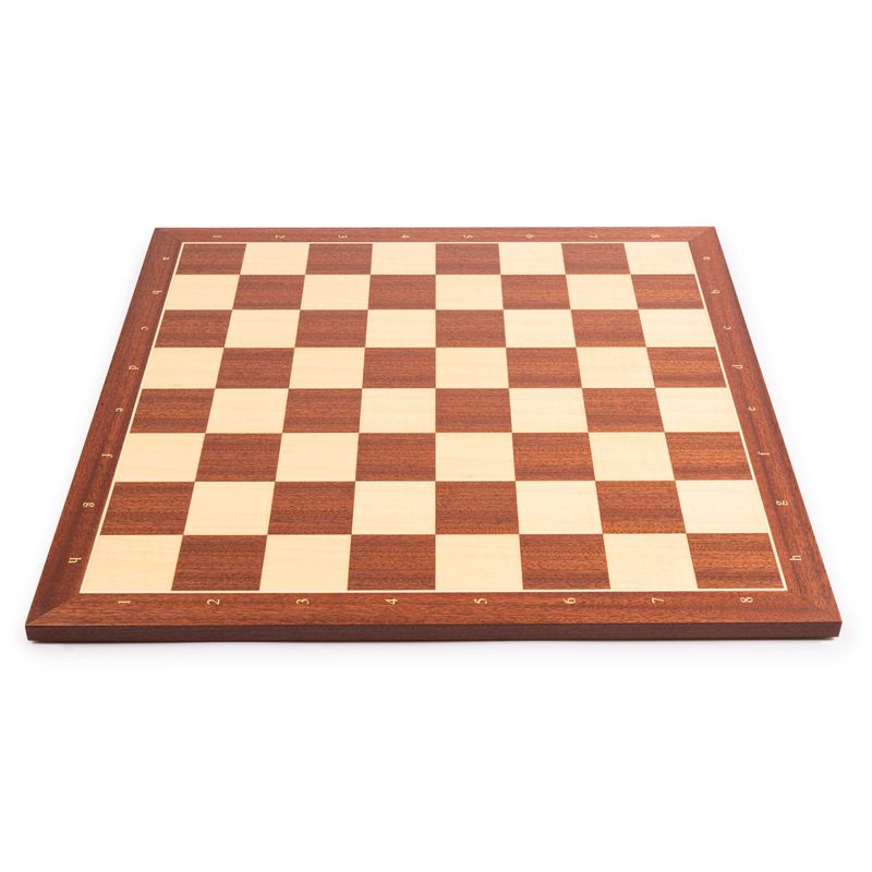 Wooden Chess board No: 6, Mahogany/Sycamore Wooden Chess board No: 6, Mahogany/Sycamore