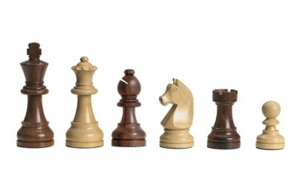 Wooden Chess Pieces No: 6, KH 97 mm, DGT Royal Design Wooden Chess Pieces No: 6, KH 97 mm, DGT Royal Design